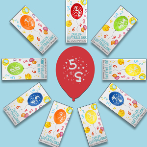 Zahlenballons - Ballons mit Zahlen für jeden Anlass