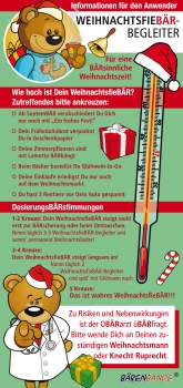 Preview: Weihnachtsfiebär-Begeleiter Traubenzucker Beipackzettel
