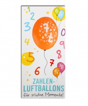 Zahlenluftballon Nr. 7