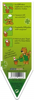 Preview: ZauBÄRbohne Glück Zauberbohne Rückseite