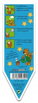 Preview: ZauBÄRbohne Schutzengel Zauberbohne Rückseite