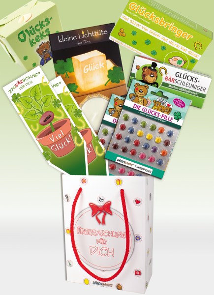 Geschenkset Glueck Mitbringsel groß