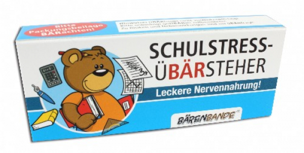 Schulstress-Übärsteher Traubenzucker