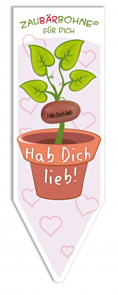 ZauBÄRbohne Hab Dich lieb Zauberbohne
